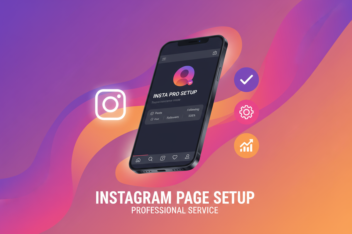 create a instagram page setup service thumbnail